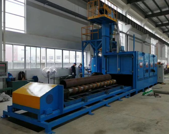 信阳喷砂机在管道除锈中的现场施工应用