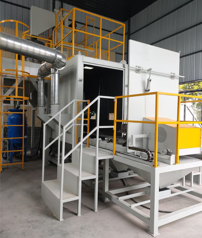 信阳全自动喷砂机 实现无人化高效生产