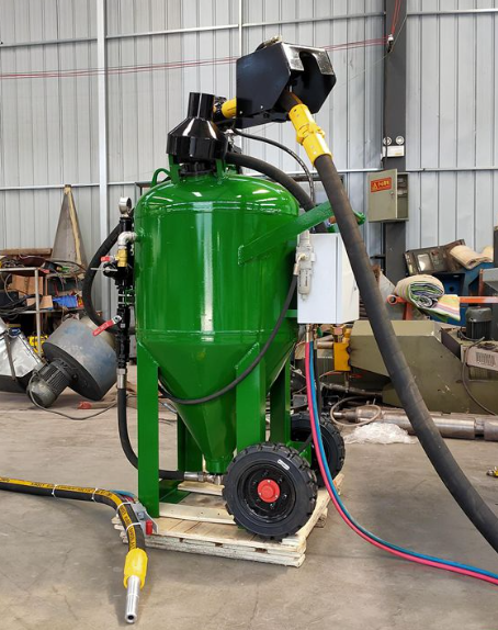 信阳移动式喷砂机 户外施工效率翻倍