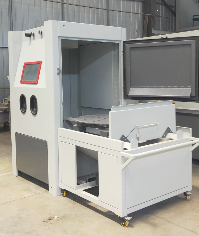 信阳箱式喷砂机 适合小工件批量处理