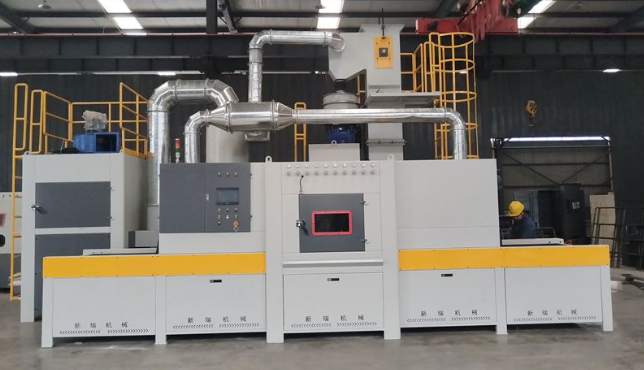 信阳输送式喷砂机 适配流水线生产需求